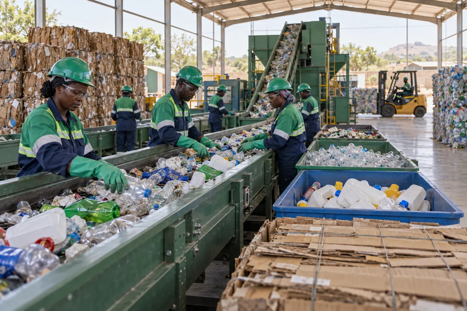 Opération de tri et de recyclage à Bobo-Dioulasso